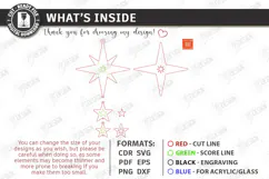 Christmas Hanging Decor Laser Cut | Christmas Wall Décor Product Image 3