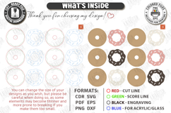 Felt Hot Pad Laser Cut | Donuts Trivet and Coaster | CNC Product Image 3