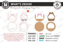 My First Easter Photo Frame Laser Cut | Baby Photo Frame SVG Product Image 3