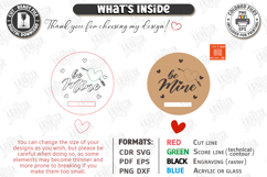 Valentine’s Day Bracelet Card Laser Cut|Slap Bracelet Holder Product Image 3