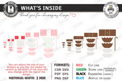 Umbrella Flower Box Laser Cut Bundle| Bridal Shower Gift Box Product Image 10