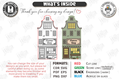 Miniature Village Blocks Toys Laser Cut Bundle | Town Houses Product Image 5