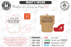 Wine Bottle Tag Laser Cut |Hanging Card Tag| Fun Quotes SVG Product Image 2