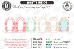 Stained Glass Wedding Welcome Sign Laser Cut | Floral Design Product Image 3