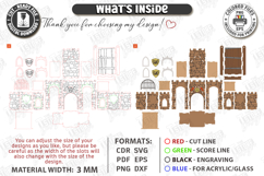 Dice Tower Laser Cut Bundle | Tabletop Gaming Castle | CNC Product Image 12