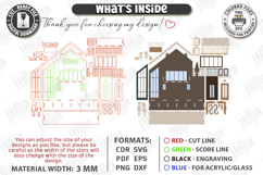 Family Key Holder Laser Cut | Decorative Wall Key Organizer Product Image 3