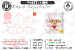 Needle Pincushion Sewing Stand Laser Cut | Cross Stitch Product Image 3