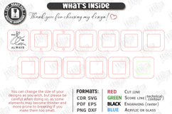 Wedding Ring Boxes Laser Cut Bundle|Wedding Supplies SVG|CNC Product Image 5