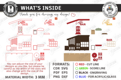 Mini House Entrance Laser Cut | 3D Home Decor | Shelf Sitter Product Image 3