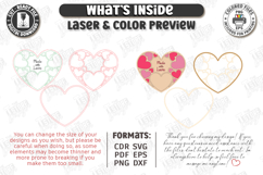 Heart Shaped Candle Holder Laser Cut|Valentine's Candlestick Product Image 2