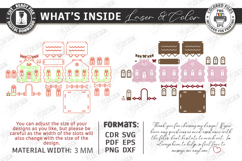 Valentine Candle Houses Laser Cut Bundle|Mini Houses|Love Product Image 11