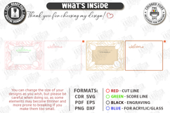 Wedding Welcome Sign Laser Cut | Floral Wedding Laser Decor Product Image 3