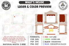Mini Puppet Theater Laser Cut | Kids Laser | Nursery Decor Product Image 3