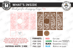 Wine Bottle Gift Boxes Laser Cut Bundle | Wine Boxes SVG Product Image 6