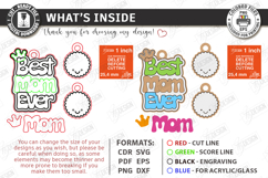 Mother's Day Personalized Keychains Laser Cut Bundle SVG Product Image 6