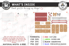 Farmhouse House Shelf Laser Cut | Rustic SVG | Wall Shelves Product Image 3