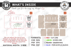 Drink Packet Organizers Laser Cut Bundle | Station Storage Product Image 11