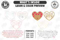 Heart Shaped Candle Holder Laser Cut|Valentine's Candlestick Product Image 2