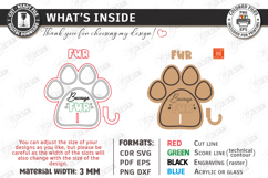 Pet Hair Roller Holder Laser Cut | Pet Accessory Organizer Product Image 3