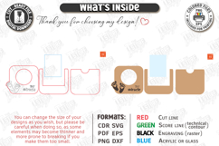 Baby Scan Frame Laser Cut | Photo Holder | New Born SVG |CNC Product Image 3