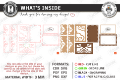 Mother's Day Gift Box Laser Cut | Floral Box | Jewelry Box Product Image 3