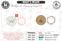 S'mores Tiered Tray with Mini Signs Laser Cut | Kitchen SVG Product Image 7