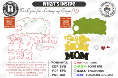 Sports Mom Stanley Topper Laser Cut | Golf Mom Product Image 3