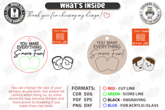 S'mores Gift Tag Laser Cut | Marshmallow Campfire Treat SVG Product Image 3