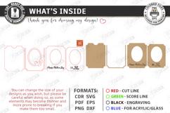 Mother's Day Mini Photo Frame Laser Cut | Picture Frames SVG Product Image 3