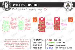 Mother's Day Stanley Topper Laser Cut | Tumbler Decor SVG Product Image 4