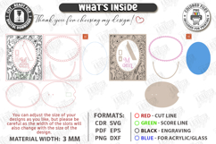 Mother's Day Photo Frame Laser Cut | Floral Picture Frames Product Image 3