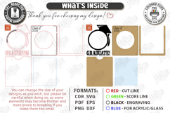 Graduation Mini Photo Frame Laser Cut Bundle | Class of 2026 Product Image 6