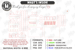 Outdoor Welcome Sign Planter Laser Cut | Porch Decor | CNC Product Image 3