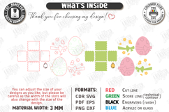 Personalised Easter Egg Bunny Baskets Laser Cut Bundle | CNC Product Image 16