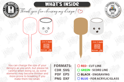 S'mores Topper Laser Cut | Marshmallow Party | Camping Theme Product Image 3