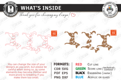 Flexible Animals Keychain Laser Cut | Wooden Dog Laser | CNC Product Image 3