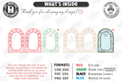 Stained Glass Wedding Welcome Sign Laser Cut | Floral Design Product Image 3