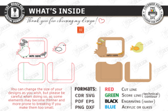 My First Easter Photo Frame Laser Cut | Baby Photo Frame SVG Product Image 3