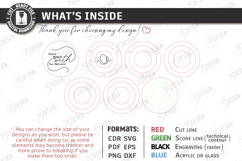 Bracelet Gift Box Laser Cut |Bracelet Holders| Romantic SVG Product Image 3