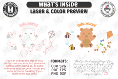 Nursery Wall Decor Laser Cut Bundle | Kids Room | Kids Laser Product Image 6