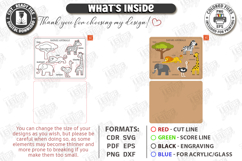 Wooden Kids Puzzle Laser Cut | Kids Laser | Safari Animals Product Image 3