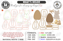 Cute Kids Night Light Stands Laser Cut Bundle | Table Lamps Product Image 15