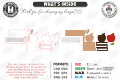 Teacher Door Corner Laser Cut | Classroom Decor SVG Product Image 3