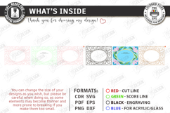 Stained Glass Wedding Welcome Sign Laser Cut | Floral Design Product Image 3
