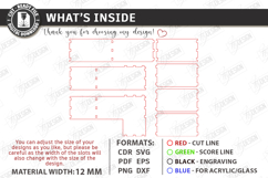 Corner Shelf Laser Cut Bundle | Wall Shelf | Home Decor SVG Product Image 11