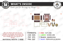 Mystical Boxes Laser Cut Bundle | Gothic | Hidden Key Boxes Product Image 8