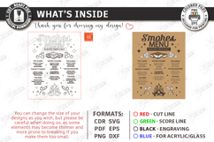 S'mores Menu Laser Cut Bundle|Laser Engraved|Kitchen SVG Product Image 6