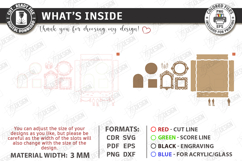 Museum of Us - Personalised Photo Frame Laser Cut Design Product Image 3
