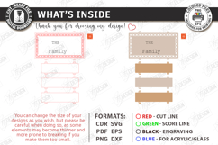 Personalized Family Wall Sign Laser Cut | Wall Decor | Home Product Image 3