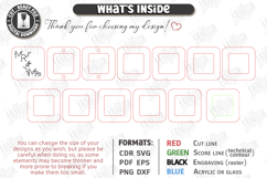 Wedding Ring Boxes Laser Cut Bundle|Wedding Supplies SVG|CNC Product Image 6